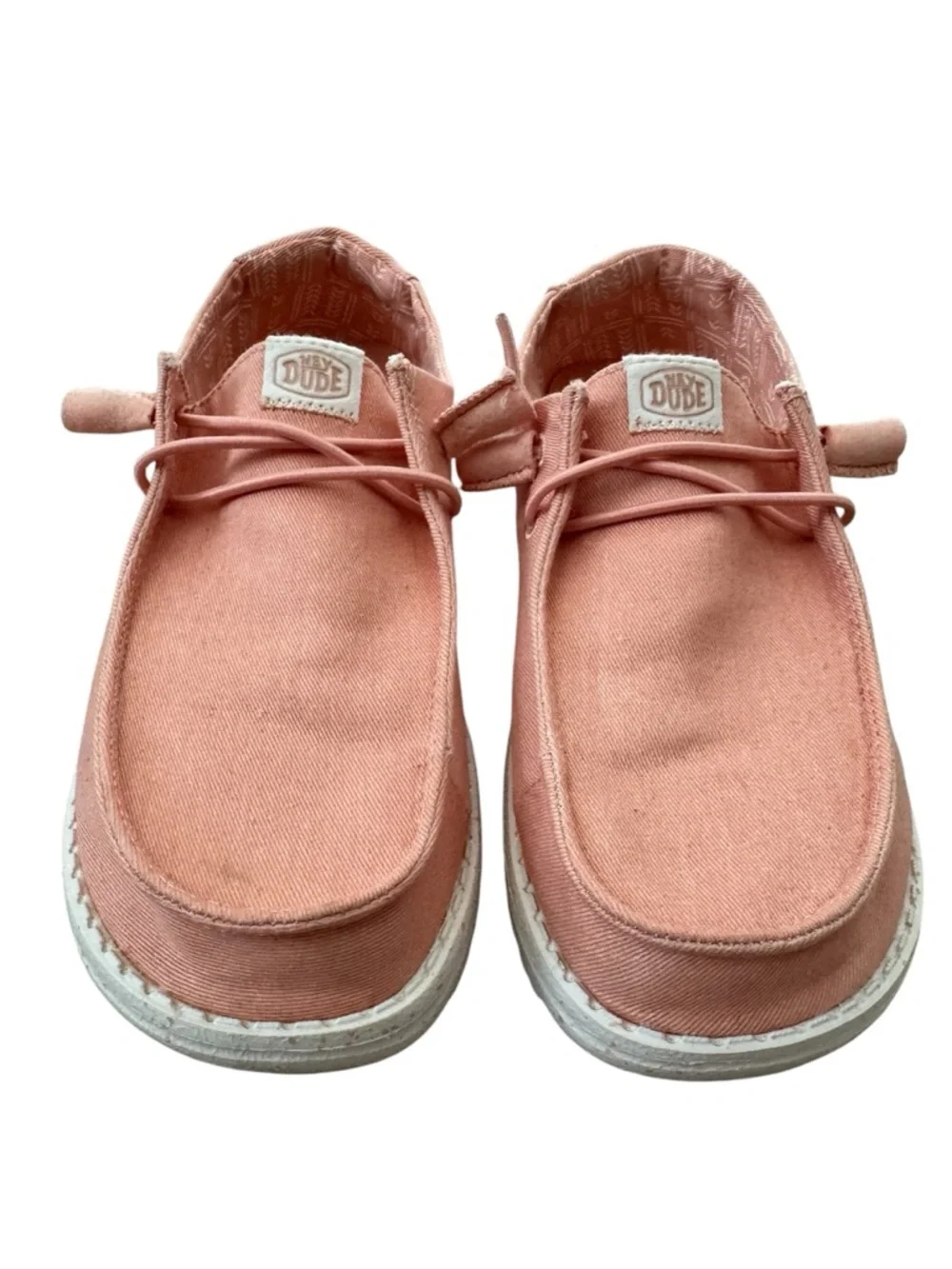 Hey Dude Women’s Coral Canvas Slip-On Shoes - Picture 1 of 6